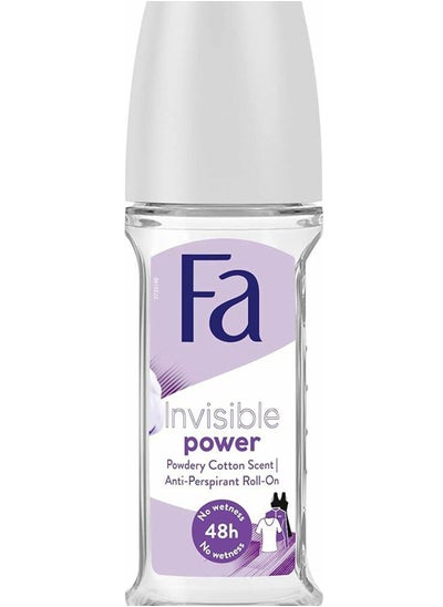 Buy Fa Roll-On Deodorant  Invisible Power For Women 50ml in Egypt