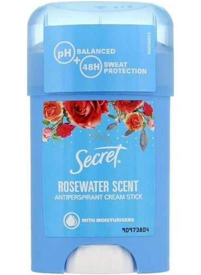 Buy Rosewater Cream Antiperspirant Stick 40 ML in UAE