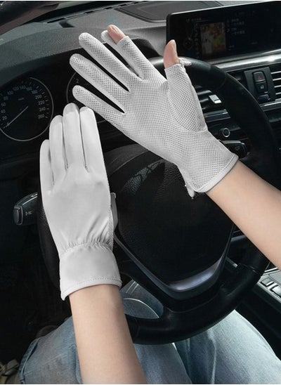 Buy Women's Driving Gloves UV Protection Summer Sun Protection Gloves in Saudi Arabia