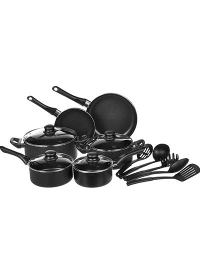 Buy 13 Pieces Non Stick Kitchen Cookware Set With Pots And Pans For Home Cooking in UAE