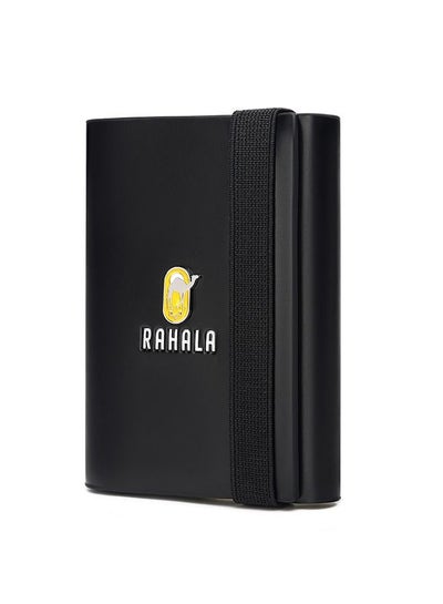 Buy RA103 Genuine Leather Multiple Card Slots Casual Trifold Wallet - Black in Egypt