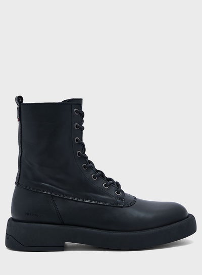Buy Fashion Hilfiger Leather Boots in UAE
