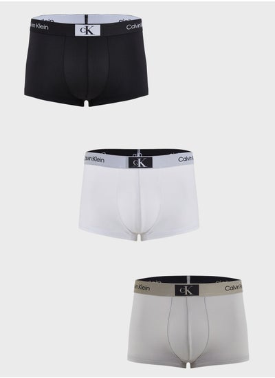 Buy 3 Pack Logo Band Trunks in UAE