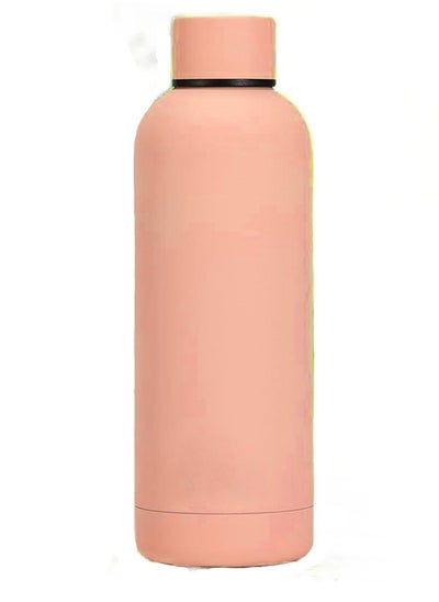 Buy Vichivy Stainless Steel water bottle 500 ML - Insulated Flask for Hot & Cold Drinks, Kids-Friendly, BPA-Free - Ideal Thermos for Sports, kids school, gym, work, open spaces Pink in UAE