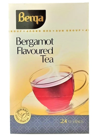 اشتري Berqa Black Tea Bergamot Flavored Tea 24 Tea Bags 48g في الامارات