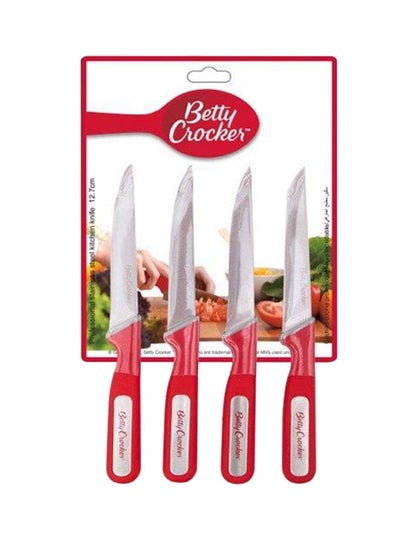 اشتري 4 Piece Stainless Steel Utility Knife Set في السعودية