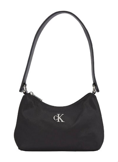 Buy Women's Sleek Shoulder Bag - Polyester, Black in Saudi Arabia