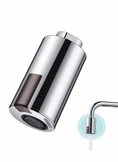 Buy Touchless Faucet Adapter for Kitchen Bathroom, Universal Standards Thread Automatic Smart Faucet, IPX6 Waterproof Smart Faucet Water-Saving Sensor, Chrome Style for High Spout Faucet in UAE