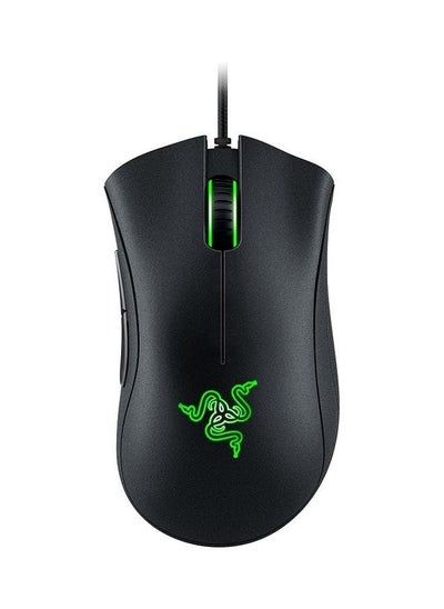 اشتري deathadder الأساسية السلكية لعبة الفأر ، مع 6400 إدارة شؤون الإعلام وأجهزة الاستشعار البصرية ، 5 أزرار البرنامج ، والتبديل الميكانيكية ، وملامح مريح ، قدم القياسية ، 10M انقر ، أسود في الامارات