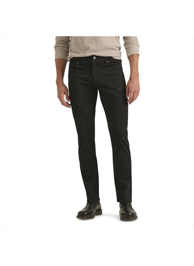 Buy Men's Extreme Motion Straight Taper Jean Black 33W x 34L in UAE