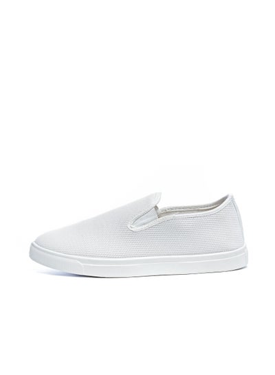 Buy Fashion Clipper Flat Sneakers For Men - White in Egypt