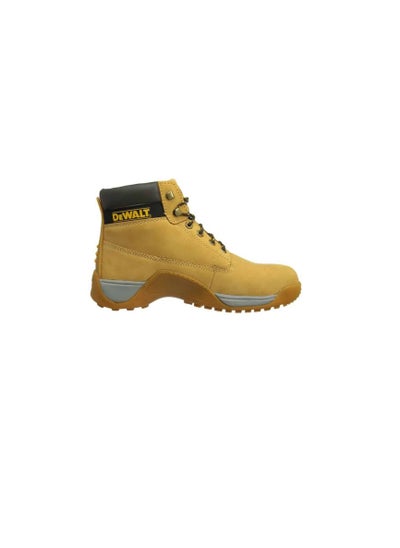 Buy Dewalt Full Grain Leather Apprentice Safety Shoes Honey-Dual Density anti bacterial insole EU 40 in UAE