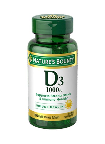 Buy Vitamin D -1000 Iu - 120 Softgels in UAE