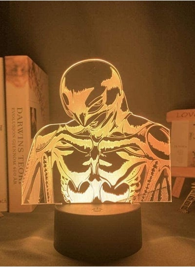 اشتري 3D Night Light Illusion Led Lamps Decor lamp for Kids Anime Led Night Light Berserk for Bedroom Decor Gift Colorful Nightlight Manga 3D Lamp Berserk في الامارات