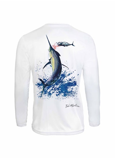 Buy Bob Marlin Performance Shirt Bazaruto White-Medium in UAE