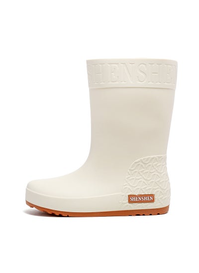 Buy Korean Fashion Waterproof Non-Slip Rain BootsWhite White in Saudi Arabia