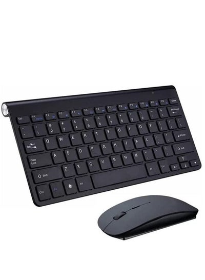 اشتري Wireless Keyboard And Mouse, Combo, Cordless USB Computer Keyboard And Mouse Set, Ergonomic, Silent,/Compact/Slim For Windows/Laptop/Apple, iMac/Desktop/PC في الامارات