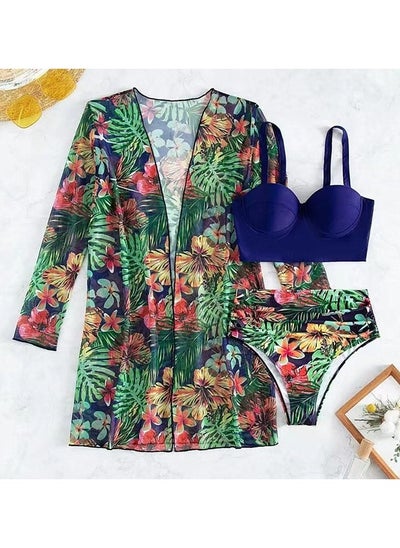 اشتري Fashionable Women's Bikini Swimsuit Three Piece Set في الامارات