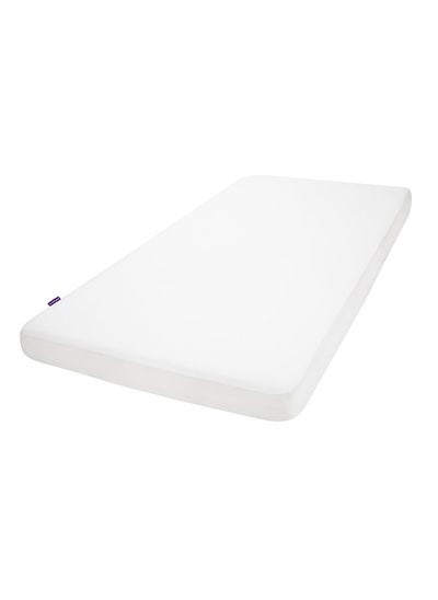 اشتري Brushed Cotton Fitted Waterproof Mattress Prot Cot 60x120x15 Cm في الامارات