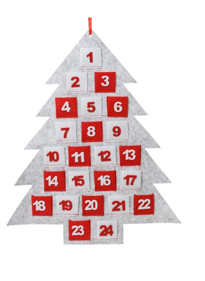 Buy Kaemingk Christmas Advent Calendar Polyester Tree 63Cm, 1 Piece in UAE