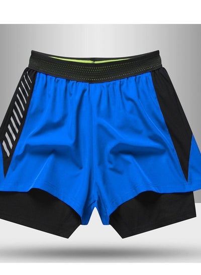 اشتري Men's Summer Speed Drying Sports Fake Two Swimming Shorts في الامارات