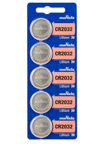 Buy CR2032 Lithium 3V Coin Cell 5 Batteries Made in Japan in Saudi Arabia