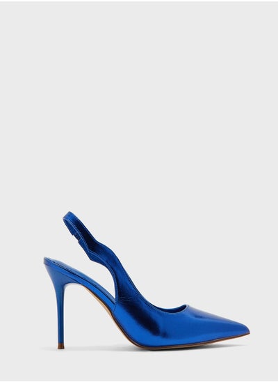 اشتري Metallic Back Strap Pump في الامارات