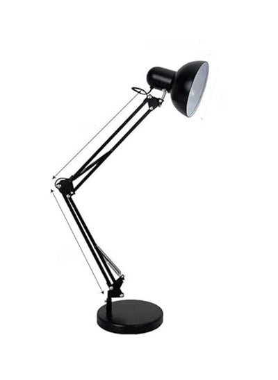 Buy Tertial Metal Articulating Desk Lamp Big Size With Metal Clip And Heavy Base  Black Color in Egypt