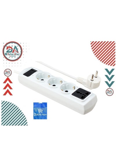 اشتري ElMaleka Electricity Subscriber - 4 Ports - 4 M - White في مصر