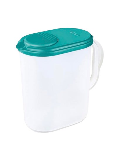 Buy Stylish Freezer Safe Graduated Measure Pitcher Clear and Green 3.8 L 04900906 in Saudi Arabia