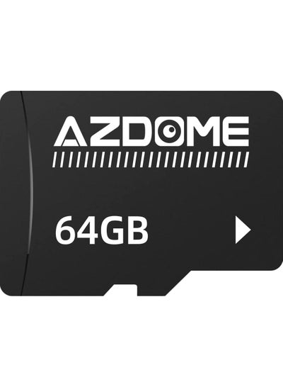 اشتري 64GB SD Card for AZDOME Dash Cam M550 M63 M17 M01 Pro PG16S Full HD And 4K UHD U3 V30 في السعودية