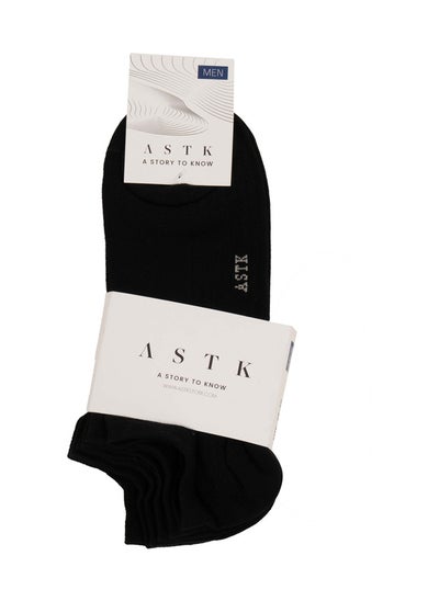 Buy Pack of 3 ankle socks in Light weight in Egypt