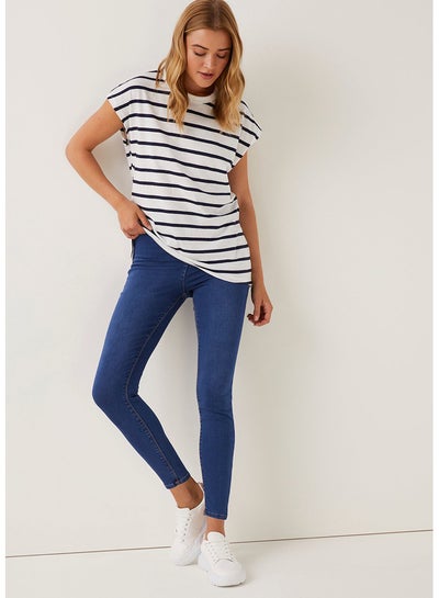 Buy Jessie Blue High Waisted Jeans in Egypt