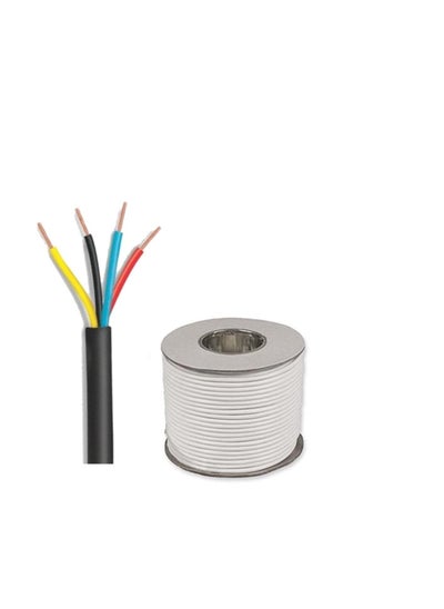 اشتري RR 2.5mm X 4Core Flexible Cable 100 Yard - Black في الامارات