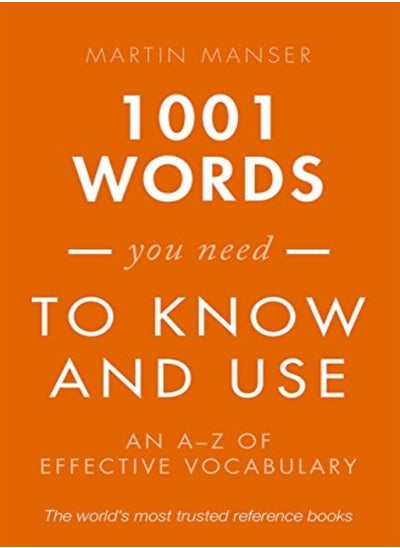 Buy 1001 Words You Need To Know and Use: An A-Z of Effective Vocabulary in UAE