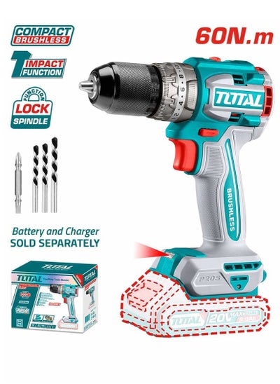 Buy Tidli206021 Li-Ion Compact Brushless Impact Drill in Egypt