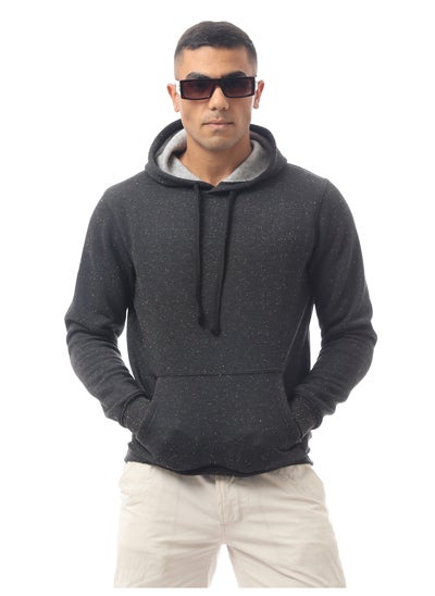 Buy Black Patterned Slip On Comfy Sweat Shirt in Egypt