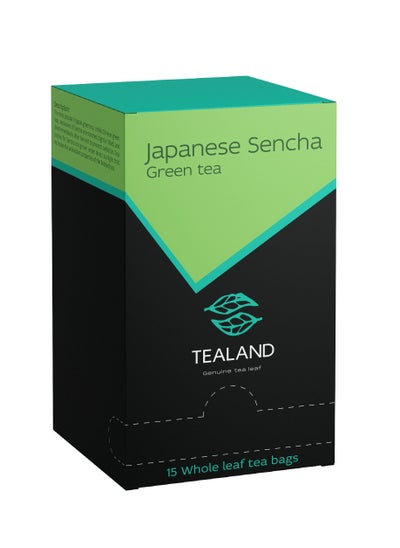 Buy 15 Sachet Box Japan Sencha Malty & Rich 100% Natural Ingredients Antioxidants Rich Helps Destress Soothing & Calming Tisane in UAE