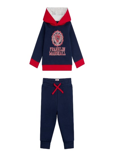 اشتري Franklin and Marshall Boys Baby and Toddler Crest Hoodie and Joggers Set في السعودية