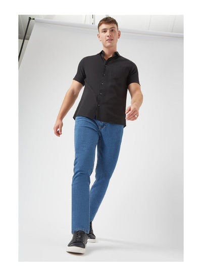 Buy Slim Flat Blue Jeans in Saudi Arabia