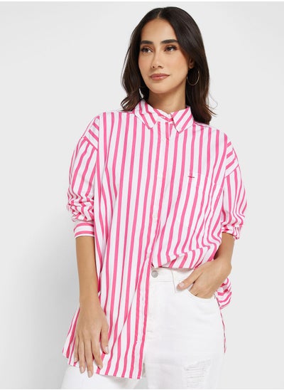 اشتري Striped Button Down Shirt في السعودية