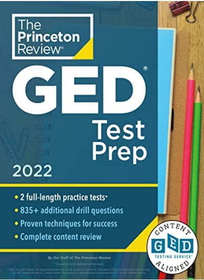 Buy Princeton Review GED Test Prep, 2022: Practice Tests + Review and Techniques + Online Features in UAE