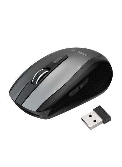 Buy Wireless Mouse 2.4GHz - Black/Grey in UAE
