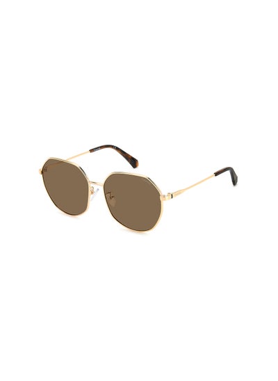 Buy Women's UV Protection Octagonal Sunglasses - Pld 4140/G/S/X Gold Copp 59 - Lens Size: 59 Mm in Saudi Arabia