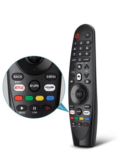 اشتري Universal Remote Control for LG Smart TV Magic Remote Replacement, with Buttons for Netflix Prime Video في الامارات
