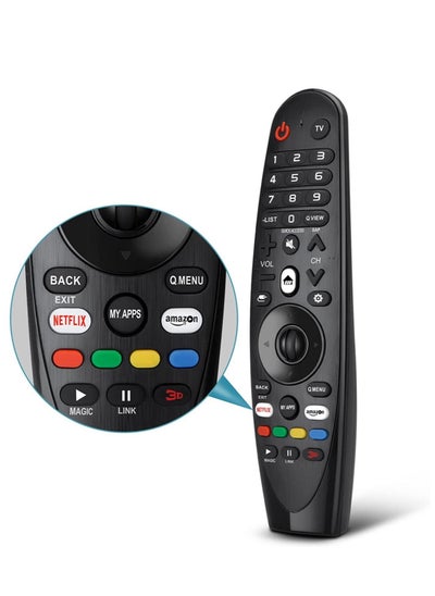 Buy Universal Remote Control for LG Smart TV Magic Remote Replacement, with Buttons for Netflix Prime Video in UAE