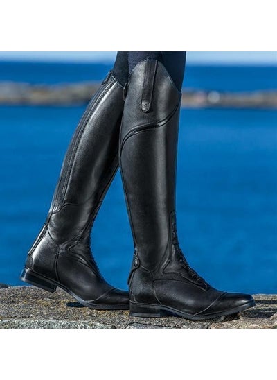 Buy Autumn Winter Black Over-Knee Riding BootsBlack Black in Saudi Arabia