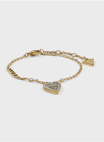 Buy Single Heart Chain Bracelet in UAE