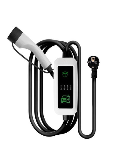 اشتري Portable Electric Car Charger For all Types of Cars That Charge With Electricity 3.5 kW–16A 250V–5M /DGH10 في مصر