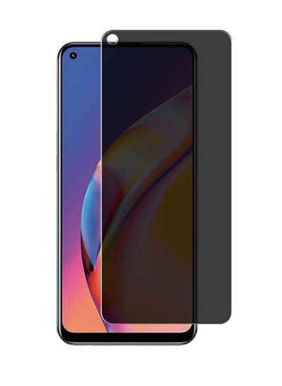 Buy Tempered Glass Screen Protector Anti-Spy Privacy  Designed For Oppo A94 4G Full Screen Coverage And Bubble Free in UAE